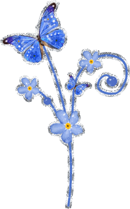 rama con flores