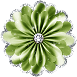 flor verde