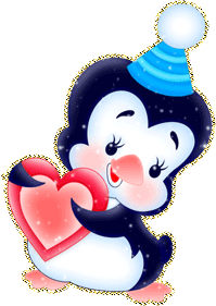 Пингвин с сердечком