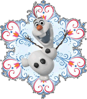радостный снеговик