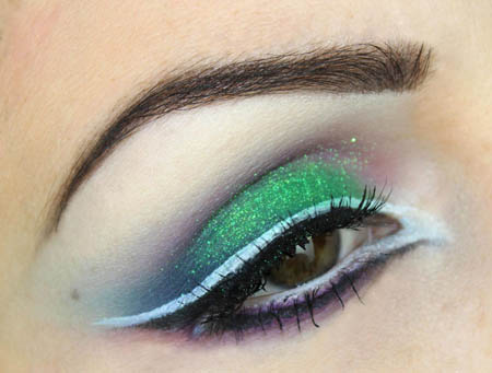 макияж для каре-зеленых глаз
