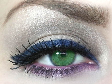 фото модного макияжа для зеленых глаз