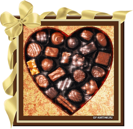 коробка шоколадных конфет