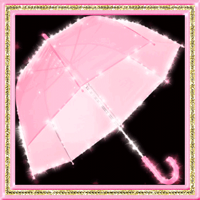 розовый зонт