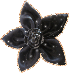 черный цветок
