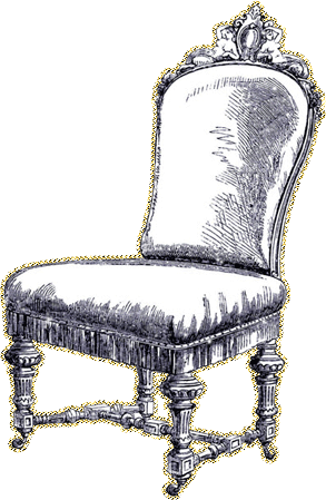 антикварное резное кресло