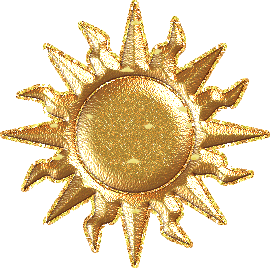 солнце из золота