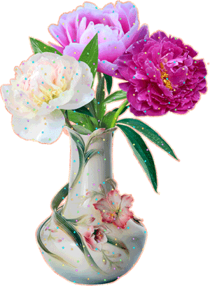 Цветы в красивой вазе