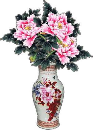 Рисунок цветов в вазе