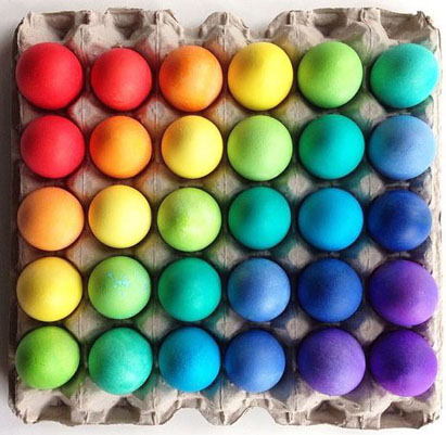 Разноцветный яйца