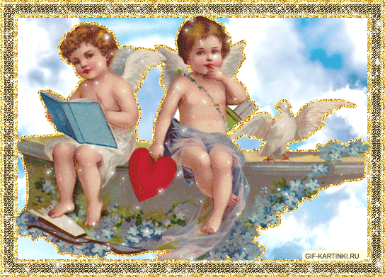 открытка с ангелочками
