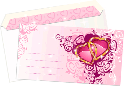 открытка любовное письмо