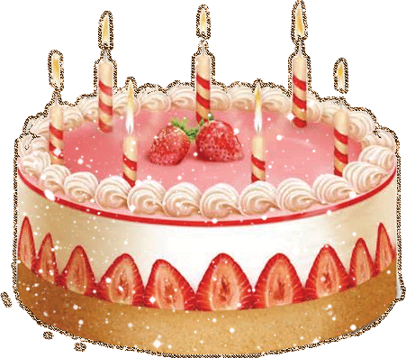 картинка торта со свечками
