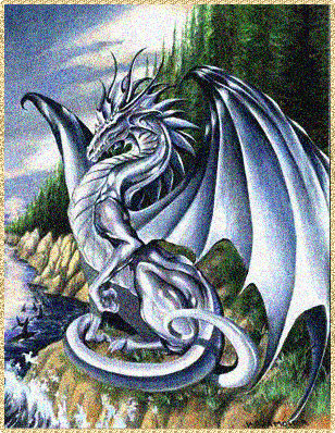 картинка белого дракона