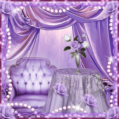 Фиолетовый интерьер