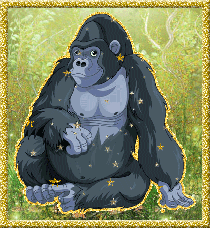 рисунок гориллы