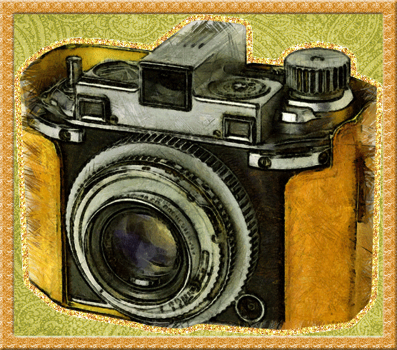 старый фотоаппарат