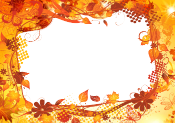 Осенняя рамка для фото