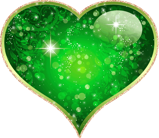зеленое сердце