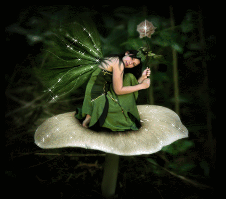 Зеленая лесная фея