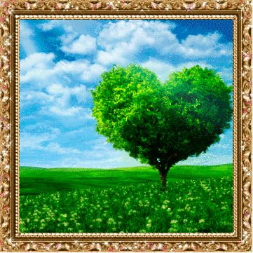 дерево сердце