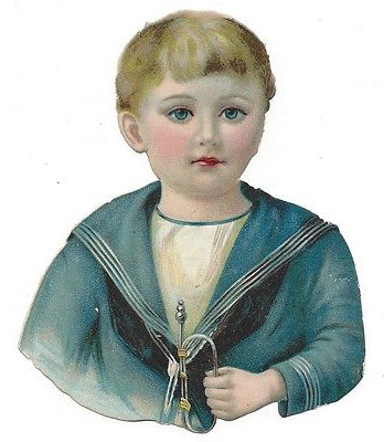 Винтажный портрет мальчика