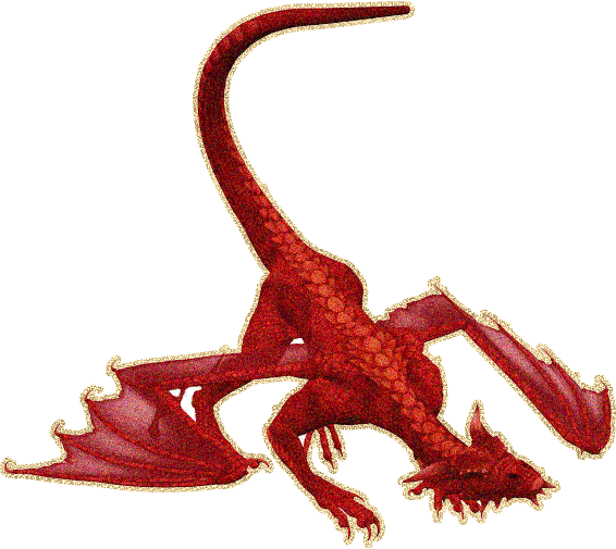 рисунок красного дракона
