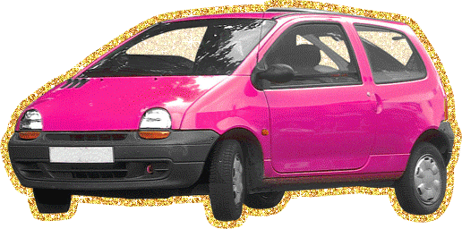 розовая машина