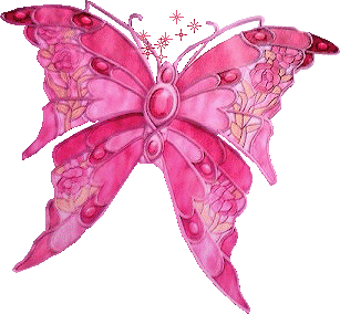 бабочка розового цвета